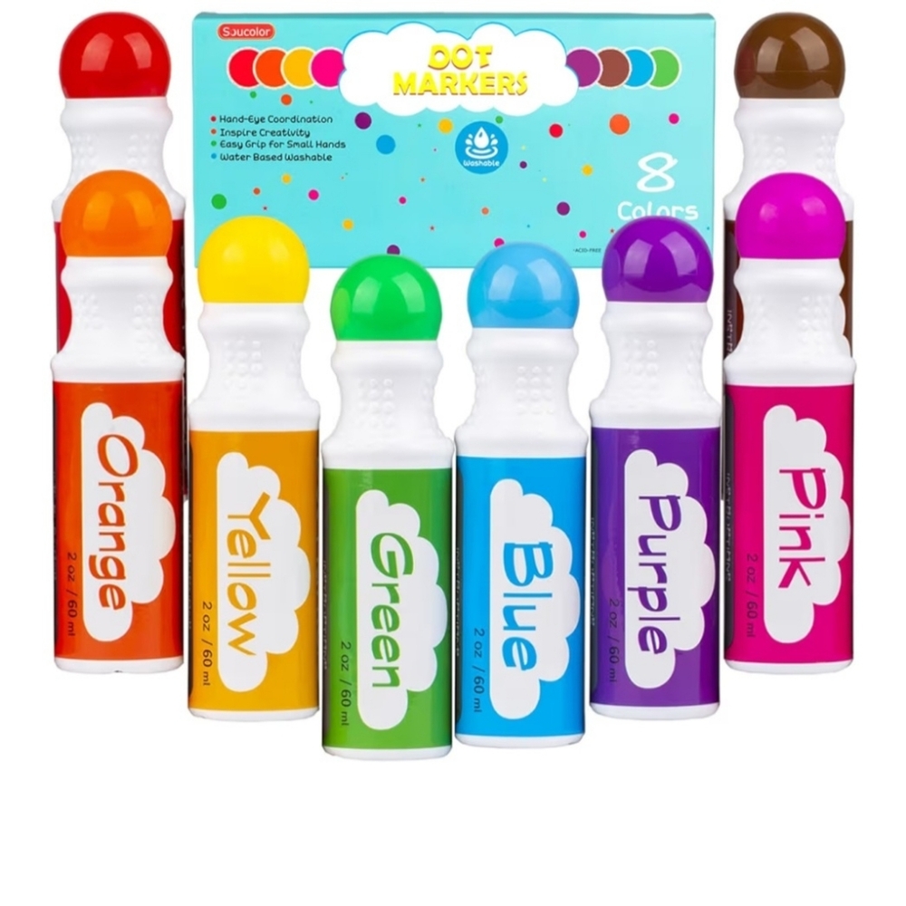 NEW IN BOX BINGO MARKERS (8)